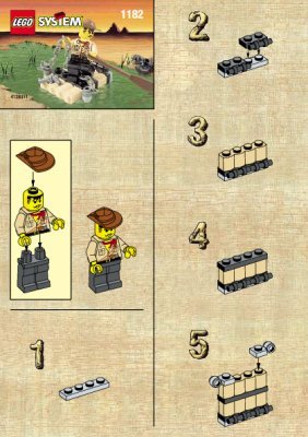 Istruzioni per la Costruzione - LEGO - 1182 - SMALL RAFT: Page 1