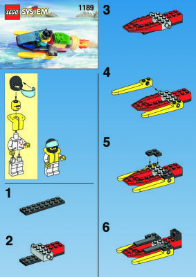 Istruzioni per la Costruzione - LEGO - 1189 - BOAT: Page 1