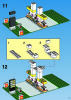 Istruzioni per la Costruzione - LEGO - 1256 - SHELL TANK STATION: Page 9