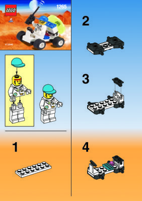 Istruzioni per la Costruzione - LEGO - 1265 - MOON BUGGY (OLD 1180): Page 1