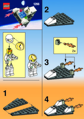 Istruzioni per la Costruzione - LEGO - 1266 - SPACE PROBE (OLD 1181): Page 1