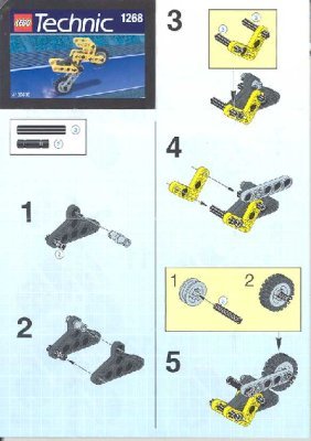 Istruzioni per la Costruzione - LEGO - 1268 - BIKE BLASTER (OLD 3003): Page 1