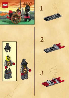 Istruzioni per la Costruzione - LEGO - 1288 - FIRE ATTACK: Page 1