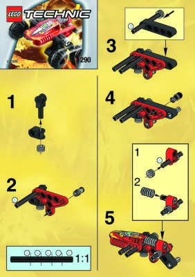 Istruzioni per la Costruzione - LEGO - 1290 - VOLCANO CLIMBER: Page 1