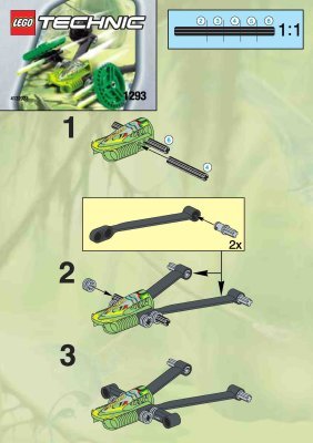 Istruzioni per la Costruzione - LEGO - 1293 - SWAMP CRAFT: Page 1