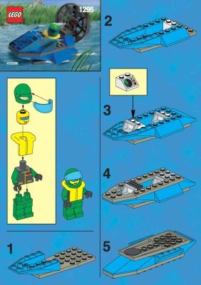 Istruzioni per la Costruzione - LEGO - 1295 - HOVERCRAFT: Page 1