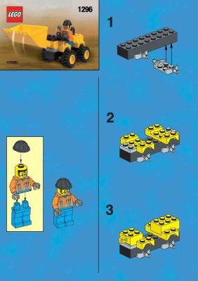 Istruzioni per la Costruzione - LEGO - 1296 - EXCAVATOR: Page 1