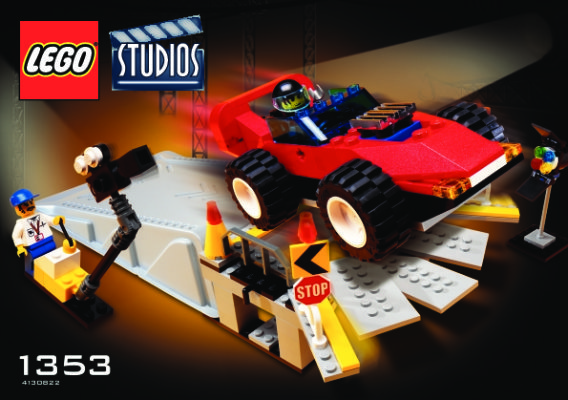 Istruzioni per la Costruzione - LEGO - 1353 - Car Stunt Studio: Page 1