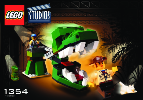 Istruzioni per la Costruzione - LEGO - 1354 - Dino Head Attack: Page 1