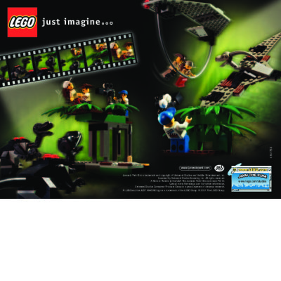 Istruzioni per la Costruzione - LEGO - 1370 - Raptor Rumble Studio: Page 1