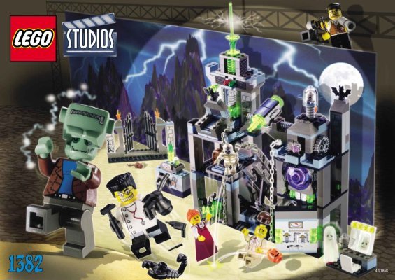 Istruzioni per la Costruzione - LEGO - 1382 - Scary Laboratory: Page 1