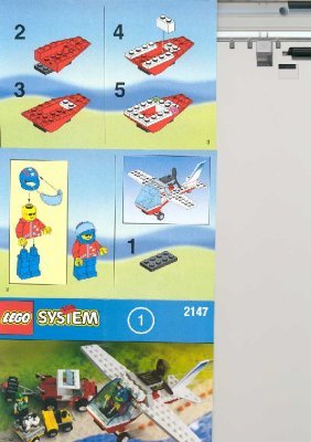 Istruzioni per la Costruzione - LEGO - 2147 - INFLIGHT DRAGON FLY: Page 1