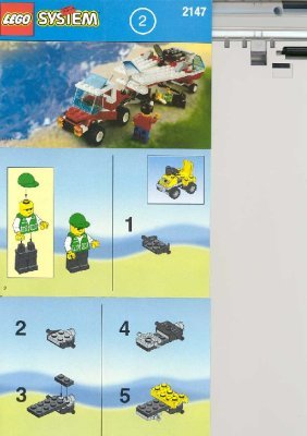 Istruzioni per la Costruzione - LEGO - 2147 - INFLIGHT DRAGON FLY: Page 1