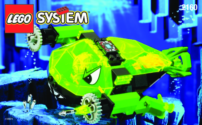 Istruzioni per la Costruzione - LEGO - 2160 - SUBMOUNTAIN CRYSTAL: Page 1