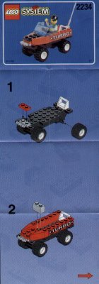 Istruzioni per la Costruzione - LEGO - 2234 - POLICE W. 2 ROAD PLATES: Page 1