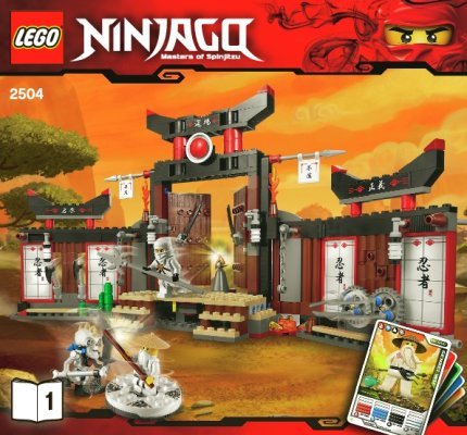 Istruzioni per la Costruzione - LEGO - 2504 - Spinjitzu Dojo: Page 1