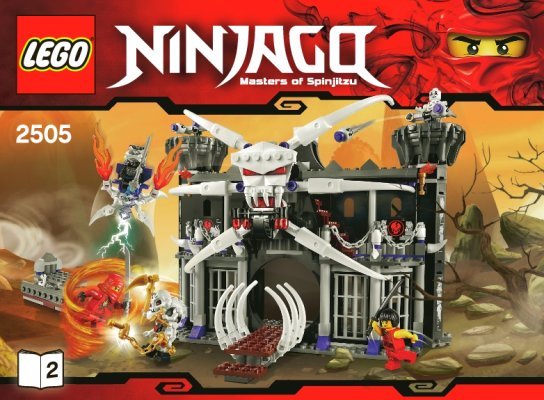 Istruzioni per la Costruzione - LEGO - 2505 - Garmadon's Dark Fortress: Page 1