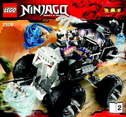 Istruzioni per la Costruzione - LEGO - 2506 - Skull Truck: Page 1