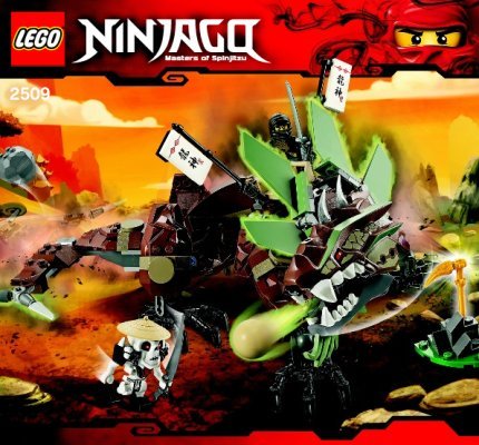 Istruzioni per la Costruzione - LEGO - 2509 - Earth Dragon Defense: Page 1