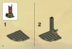 Istruzioni per la Costruzione - LEGO - 2516 - Ninja Training Outpost: Page 4