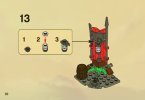 Istruzioni per la Costruzione - LEGO - 2516 - Ninja Training Outpost: Page 10