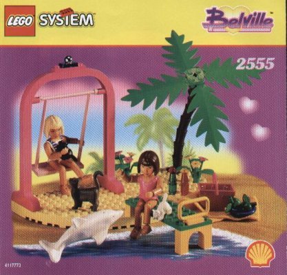 Istruzioni per la Costruzione - LEGO - 2555 - GIRLS ON BEACH: Page 1