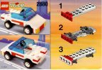 Istruzioni per la Costruzione - LEGO - 2880 - WHITE SPORTS CAR: Page 1