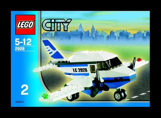 Istruzioni per la Costruzione - LEGO - 2928 - City In-Flight 2006: Page 1