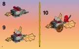 Istruzioni per la Costruzione - LEGO - 3051 - RED DRAGON'S ATTACK: Page 4