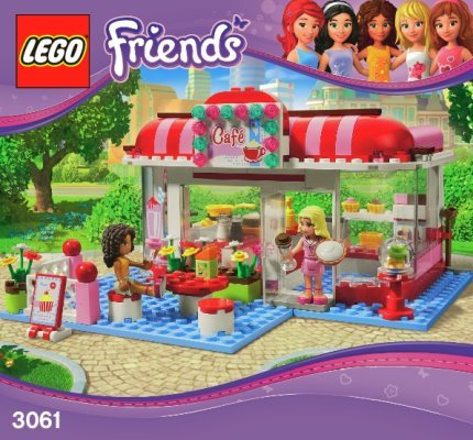 Istruzioni per la Costruzione - LEGO - 3061 - City Park Café: Page 1