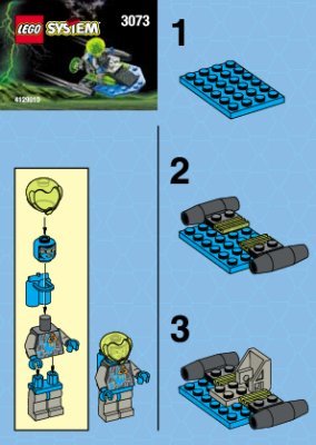 Istruzioni per la Costruzione - LEGO - 3073 - SWARM INTRUDER: Page 1