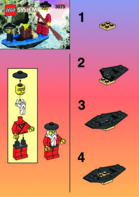 Istruzioni per la Costruzione - LEGO - 3075 - NINJA MASTER BOAT: Page 1