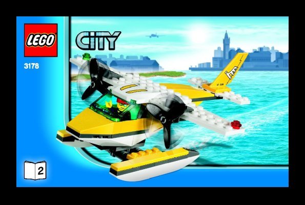 Istruzioni per la Costruzione - LEGO - 3178 - Seaplane: Page 1