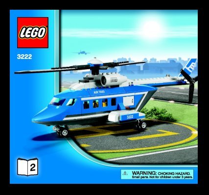 Istruzioni per la Costruzione - LEGO - 3222 - Helicopter and Limousine: Page 1