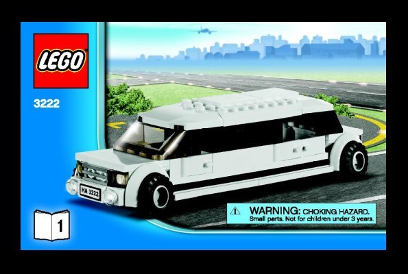 Istruzioni per la Costruzione - LEGO - 3222 - Helicopter and Limousine: Page 1