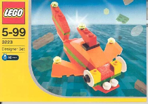 Istruzioni per la Costruzione - LEGO - 3223 - Little Fish: Page 1