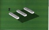 Istruzioni per la Costruzione - LEGO - 3308 - SIDE STAND BEHIND GOAL: Page 3