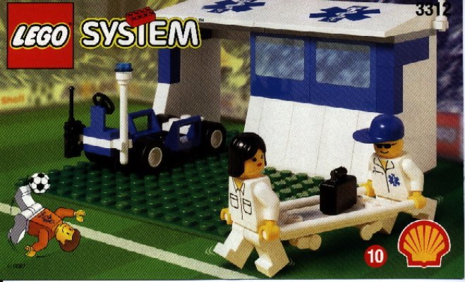 Istruzioni per la Costruzione - LEGO - 3312 - FIRST AID STATION: Page 1