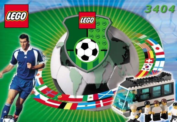 Istruzioni per la Costruzione - LEGO - 3404 - Football Team Coaches: Page 1