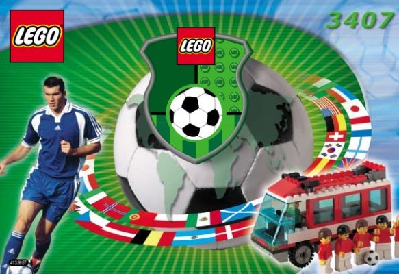 Istruzioni per la Costruzione - LEGO - 3407 - Football Team Coaches: Page 1