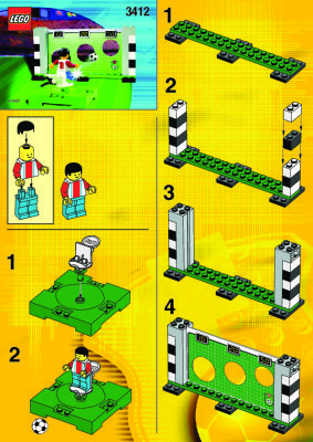 Istruzioni per la Costruzione - LEGO - 3412 - POINT SHOOTING: Page 1