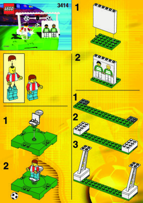 Istruzioni per la Costruzione - LEGO - 3414 - PRECISION SHOOTOING: Page 1