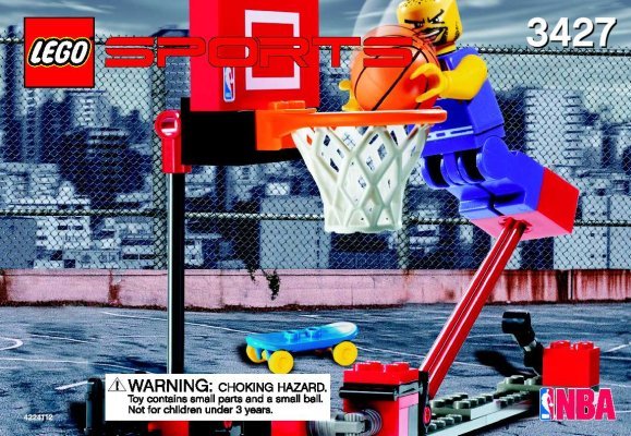 Istruzioni per la Costruzione - LEGO - 3427 - NBA Slam Dunk: Page 1