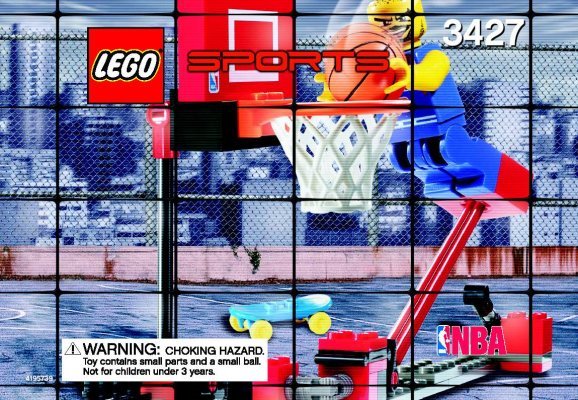 Istruzioni per la Costruzione - LEGO - 3427 - NBA Slam Dunk: Page 1