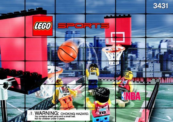 Istruzioni per la Costruzione - LEGO - 3431 - Streetball 2 vs. 2: Page 1