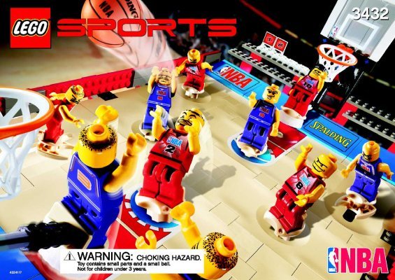 Istruzioni per la Costruzione - LEGO - 3432 - NBA Challenge: Page 1