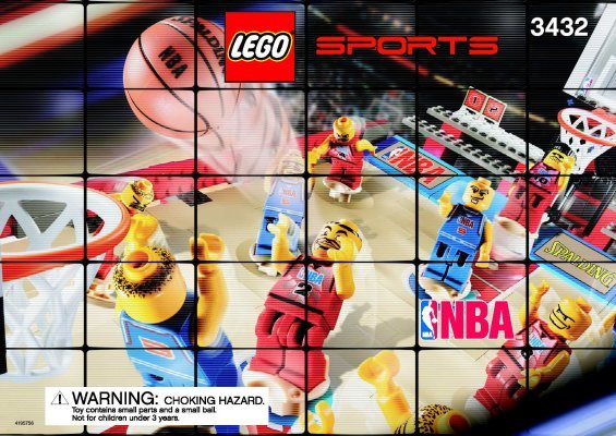 Istruzioni per la Costruzione - LEGO - 3432 - NBA Challenge: Page 1