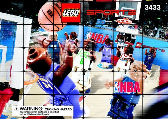 Istruzioni per la Costruzione - LEGO - 3433 - The Ultimate NBA Arena: Page 1