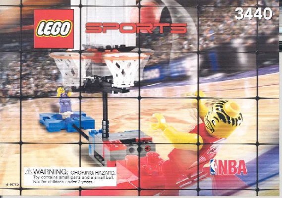 Istruzioni per la Costruzione - LEGO - 3440 - GAME SET WITH BALL: Page 1