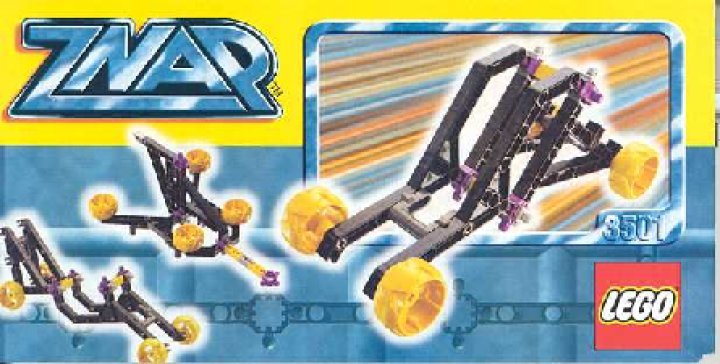 Istruzioni per la Costruzione - LEGO - 3501 - ZNAP Jet-Car: Page 1